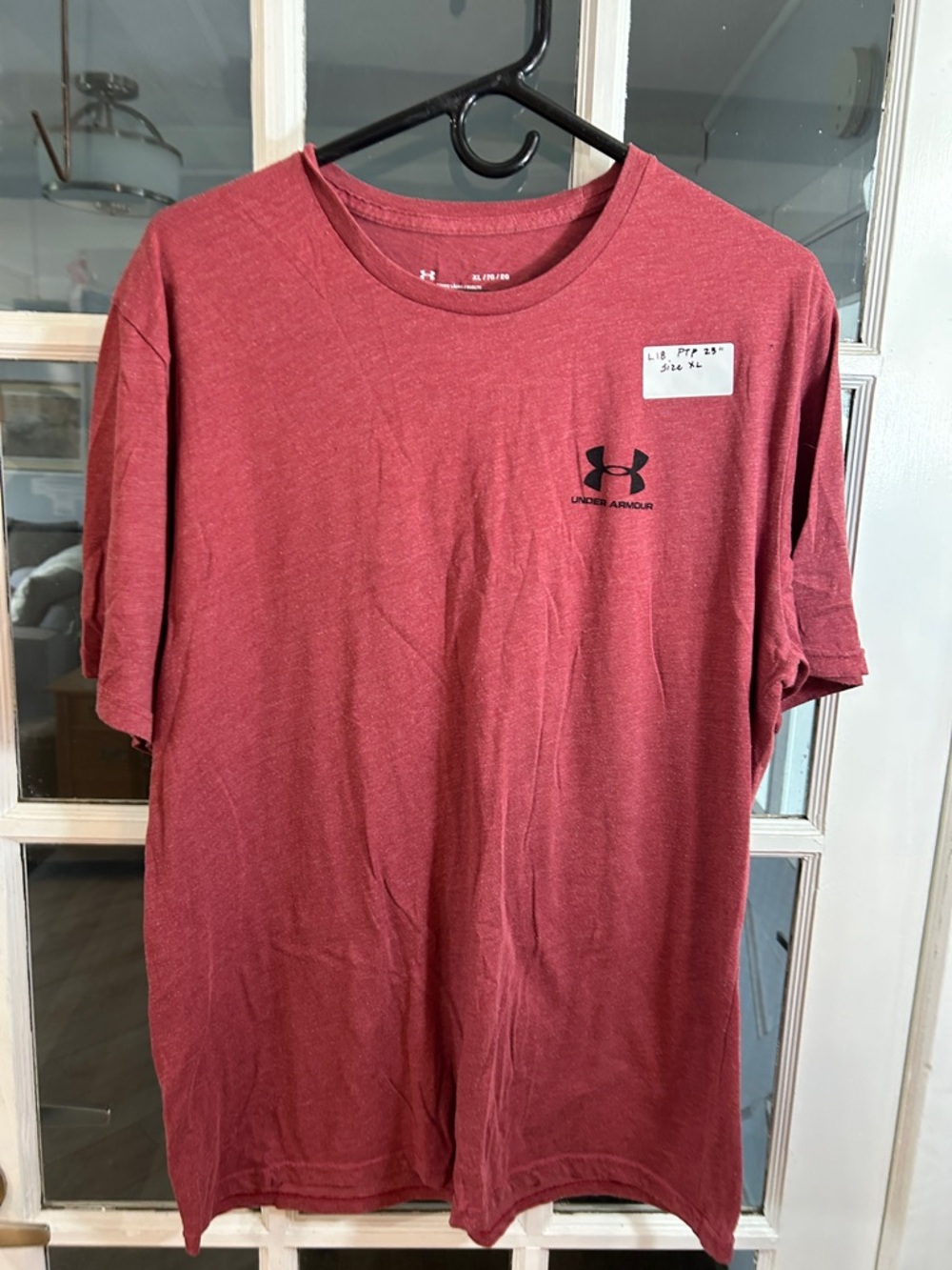 L18      Under Armour Men’s Performance Crew T-Shirt - Red